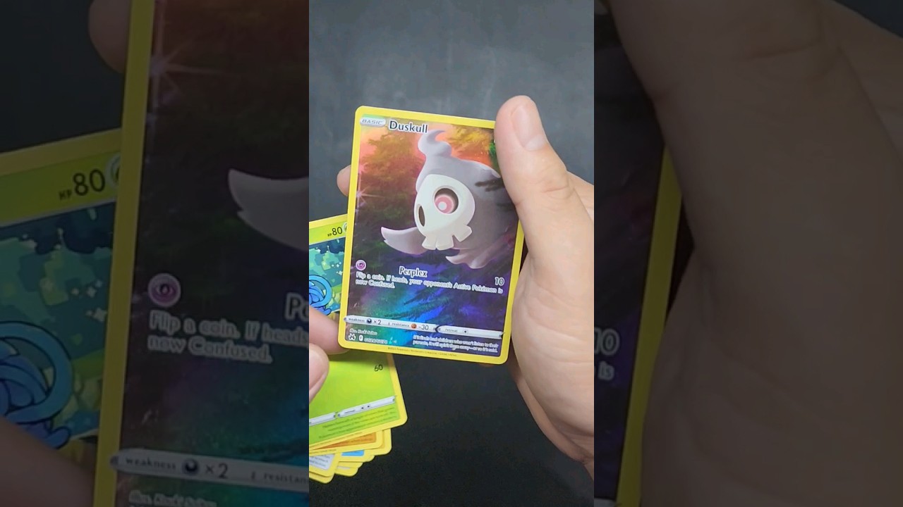 Pokemon TCG Opening Crown Zenith Duskull Art Rare 