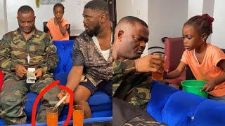 Daughter save her father from drinking the poison his younger brother put for him in the drink