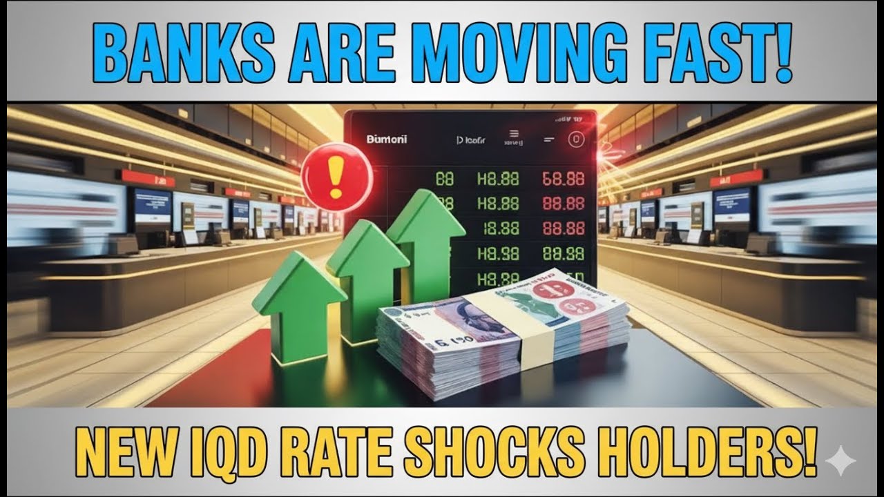🚨 ШОКОВАЯ ВОЛНА динара: Банки спешат ввести новые изменения в ставке иракского динара! 🚀 (RV News...