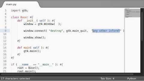Python [gtk] 02 Expanding Our Signal Function