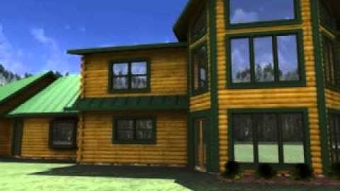 Custom Log Home Tour: Hawks Nest | Appalachian Log Structures