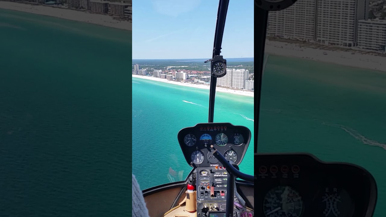 Helicopter Tour Over Panama City Beach Fl 3 20 17 Youtube