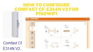 HOW TO CONFIGURE COMFAST CF-E314N V2 FOR PISOWIFI