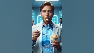 Watch ice cream traveling inside human anatomy | Stomach view #digestiveprocess #animation
