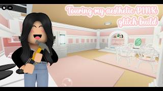 Touring my Aesthetic Pink Tiny Home Glitch Build LupinPlaysRoblox