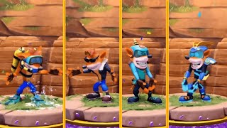 CTR: Nitro-Fueled - Every Legendary Skin animation