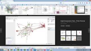 Social Network Analysis - using Social Network Visualiser screenshot 1