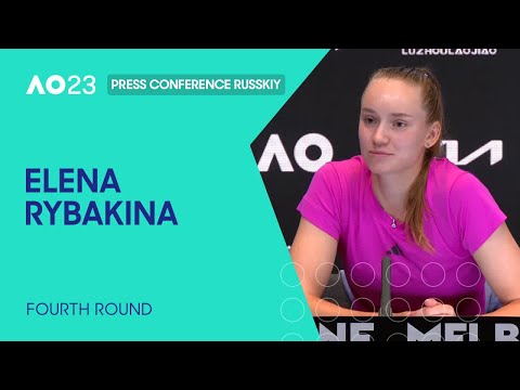 Elena Rybakina Press Conference Russkiy | Australian Open 2023 Fourth Round