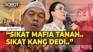 Saat Rieke PDIP dan Gubernur Dedi Mulyadi Singgung Soal Mafia Tanah di Purwakarta