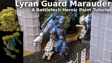 Lyran Guards Marauder Heroic Paint - Battletech: A Game of Armored Combat