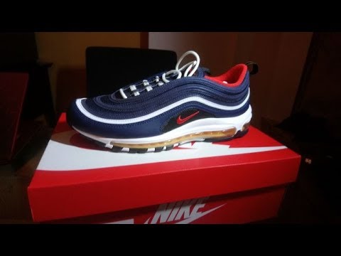 nike air max 97 navy red