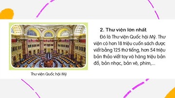 Những thư viện đặc biệt - Tiếng Việt 4 - 2023 - 2024