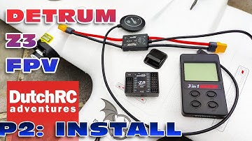 Detrum Z3 FPV Airplane Stabelizer with GPS - P2: Install & Config!
