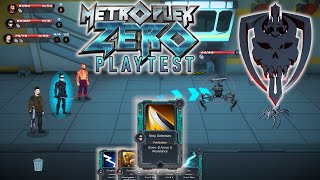 Metroplex Zero: Sci-Fi Card Battler - Playtest Version - A Wonderful Deckbuilder In The Making