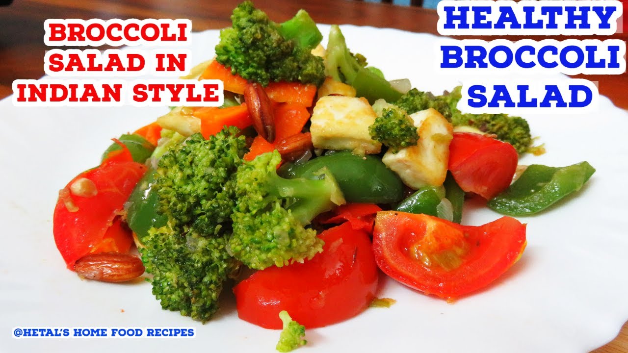 Vegetarian broccoli salad recipe how to make broccoli salad indian