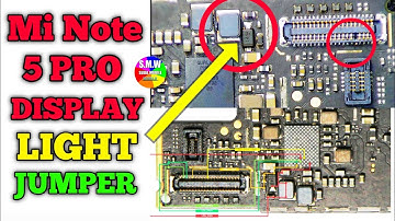 Mi Note 5 Pro Display Light Jumper 100% Warking