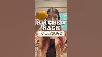 Kitchen Hack: Juicing Citrus! #juice #lemon #lime #orange #kitchenhacks
