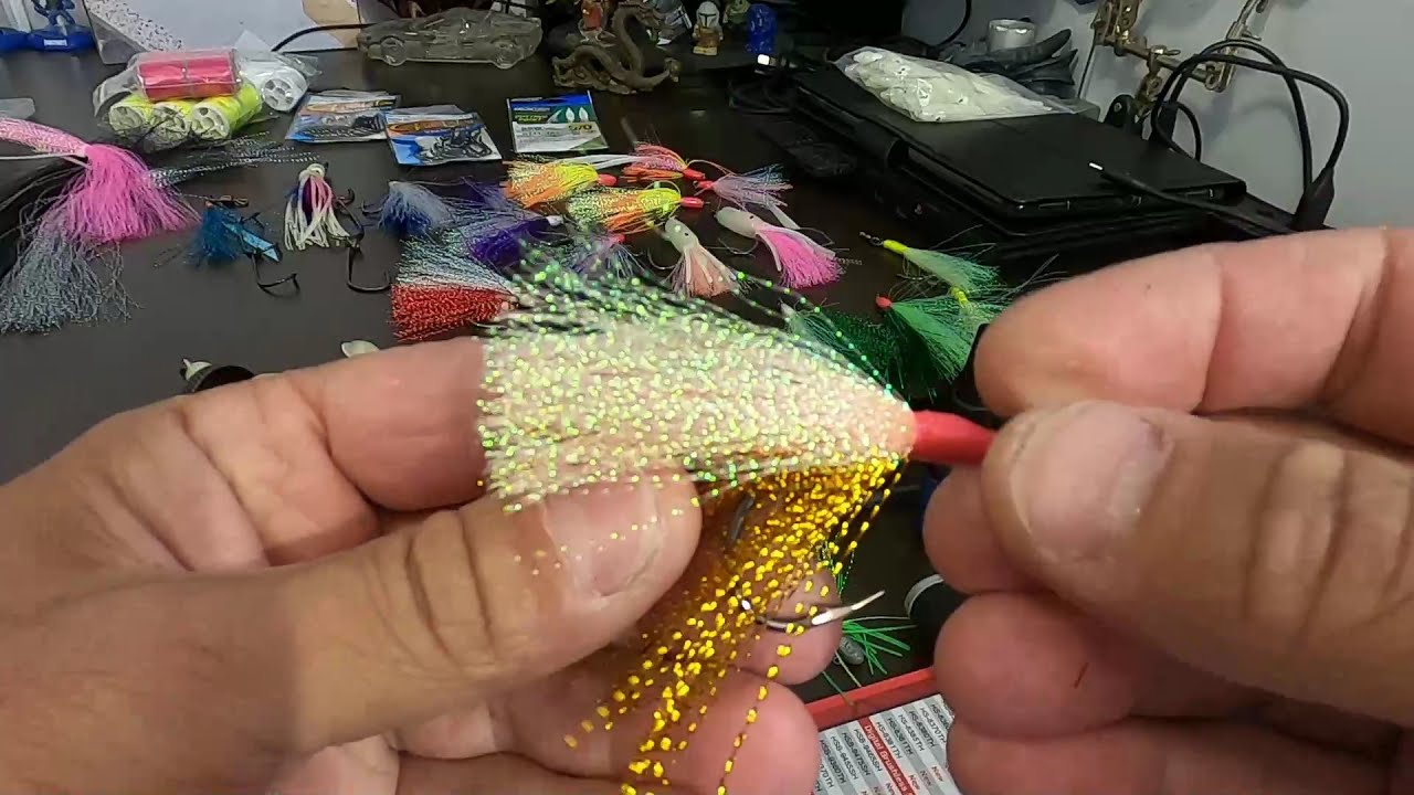 Fly tying Flasher rigs for Snapper fishing YouTube