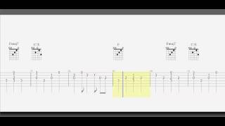 Video thumbnail of "Guitar Tab - Safe and Sound - Simplified and Slower - Fingerstyle or pick"