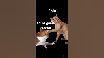 Me to squid game creators #catmeme #shortsfeed #funny #squidgame