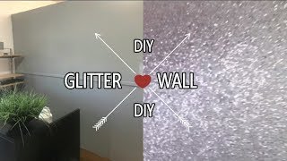 DIY GLITTER WALL | IAM_NETTAMONROE