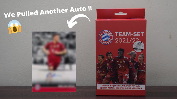 Topps FC Bayern Munich 2021/22 Team Set Opening !! Amazing Auto + Numbered parallel pull !!