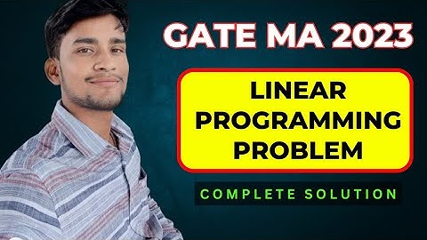 GATE 2023 | LPP COMPLETE SOLUTION | The Learning Field