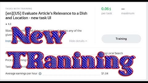 [en][US] Evaluate Article