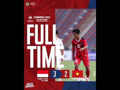 FULL TIME: Indonesia U-22 3-2 Vietnam U-22