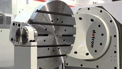 detron NC Rotary Table - DF500H DDM Tilting Rotary Table