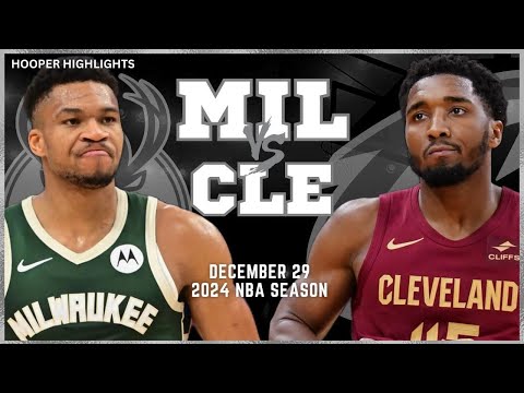 Milwaukee Bucks vs Cleveland Cavaliers Full Game Highlights | Dec 29 | 2024 NBA Season