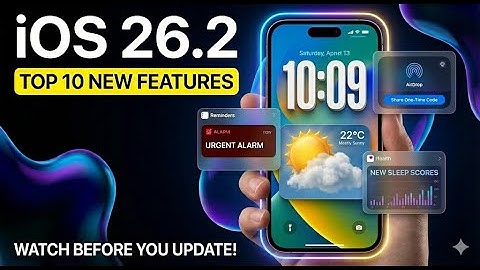iOS 26.2 is BIG! Top 10+ New Features & Hidden Changes You Missed