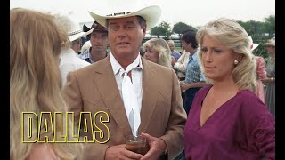 DALLAS | J.R. Gets Angry After Jamie Pushes Marilee In The Southfork Pool