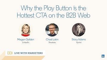 Live with Marketers: Why the Play Button is the Hottest CTA on the B2B Web