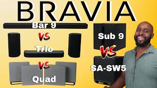 Sony Bravia Theater Trio vs Theater Quad vs Theater Bar 9