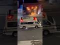 大阪市北区中崎を通過する救急車🚑大阪市消防局