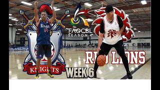 Apr 10 FAOCBL Season 4 Thunder Division between Letran Knights vs San Beda Red Lions