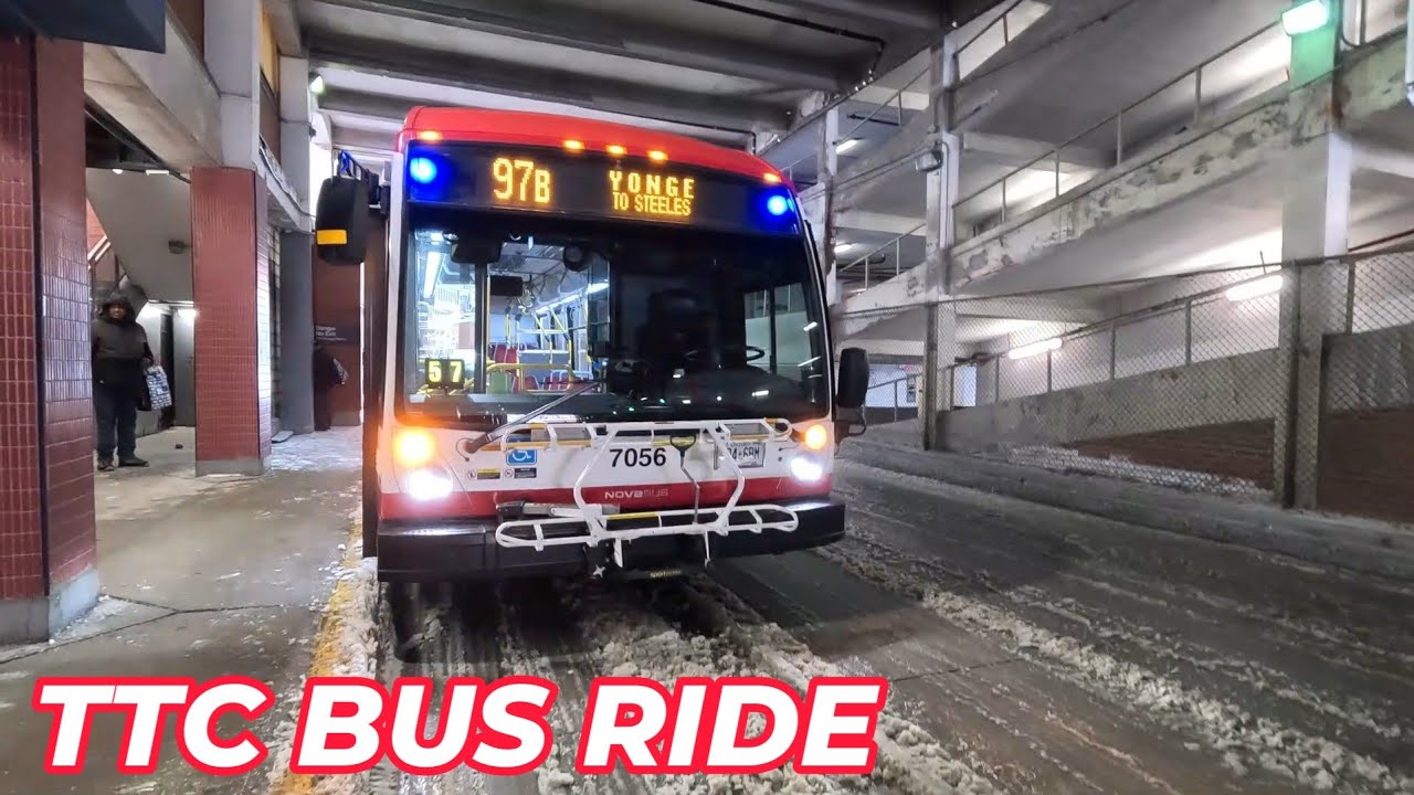 TTC 97 Bus Ride in Midtown Toronto: St Clair Station to Eglinton - YouTube