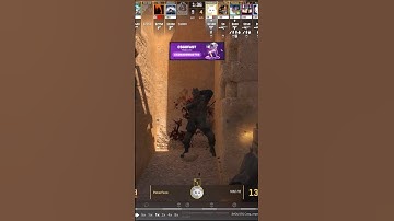 Лучшая моменталка на мидл на карте Dust2 CS2! #кс #csgo #cs #counterstrike #cs2 #shorts #dust2 #кс2