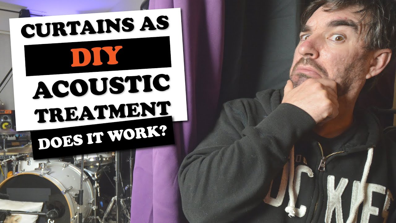 Do CURTAINS work as DIY ACOUSTIC TREATMENT? ROOM DIVIDER (NICETOWN CURTAINS)