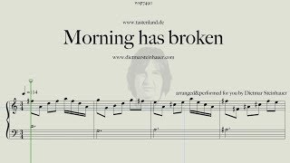 Video thumbnail of "Morning has broken  -  Easy Piano"