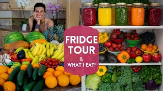 Fridge Tour + What I Eat | FullyRaw Vegan Food Haul