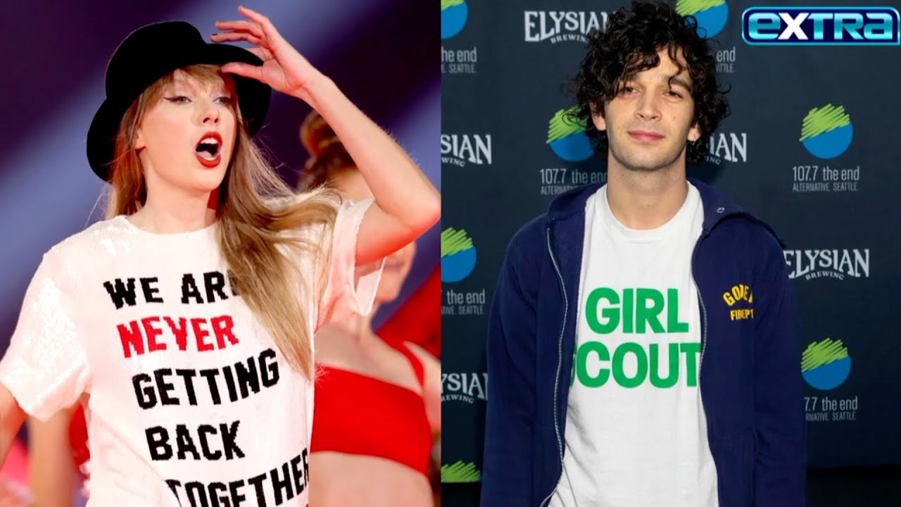 Taylor Swift fans speculate her songs are about Matty Healy and Joe ...