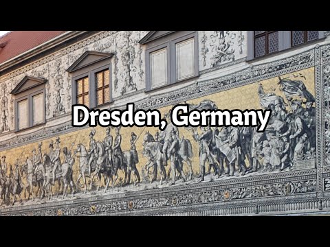 4K Dresden, Germany. City Tour | Europe Travel | Walking Around |