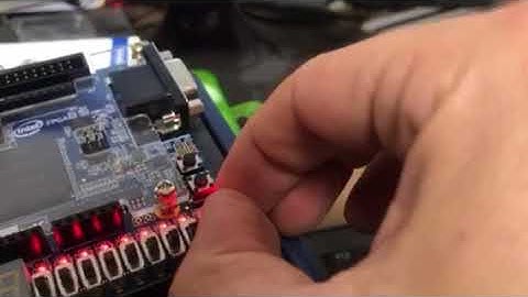 Terasic DE10-Lite FPGA "Hello World" demo