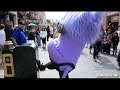 Evil Minion Attacking Trash Can - Despicable Me Meet and Greet - Hollywood