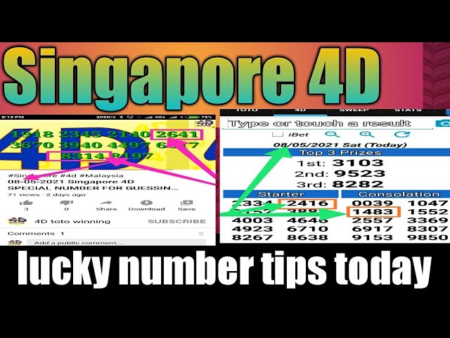 19 05 2021 Singapore 4d Special Number For Guessing Singapor Malaysia Youtube