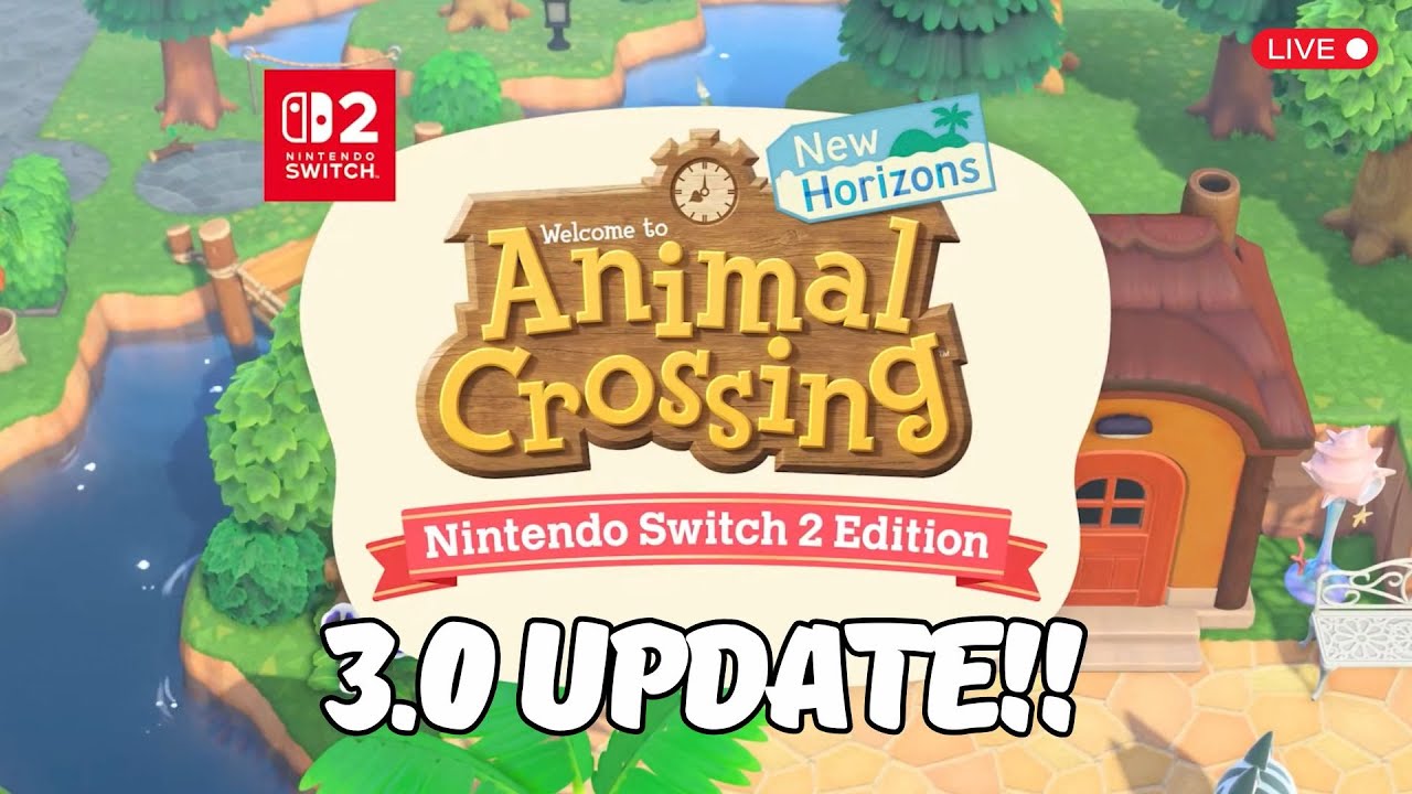 ACNH: The 3.0 Update! LIVE! 