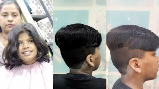 pixie  haircut school 🎒 girlfull video