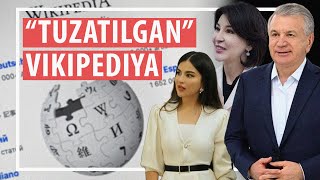 Vikipediya muharrirlari: o‘zbek propagandasi vikipediya maqolalarini tozalagan